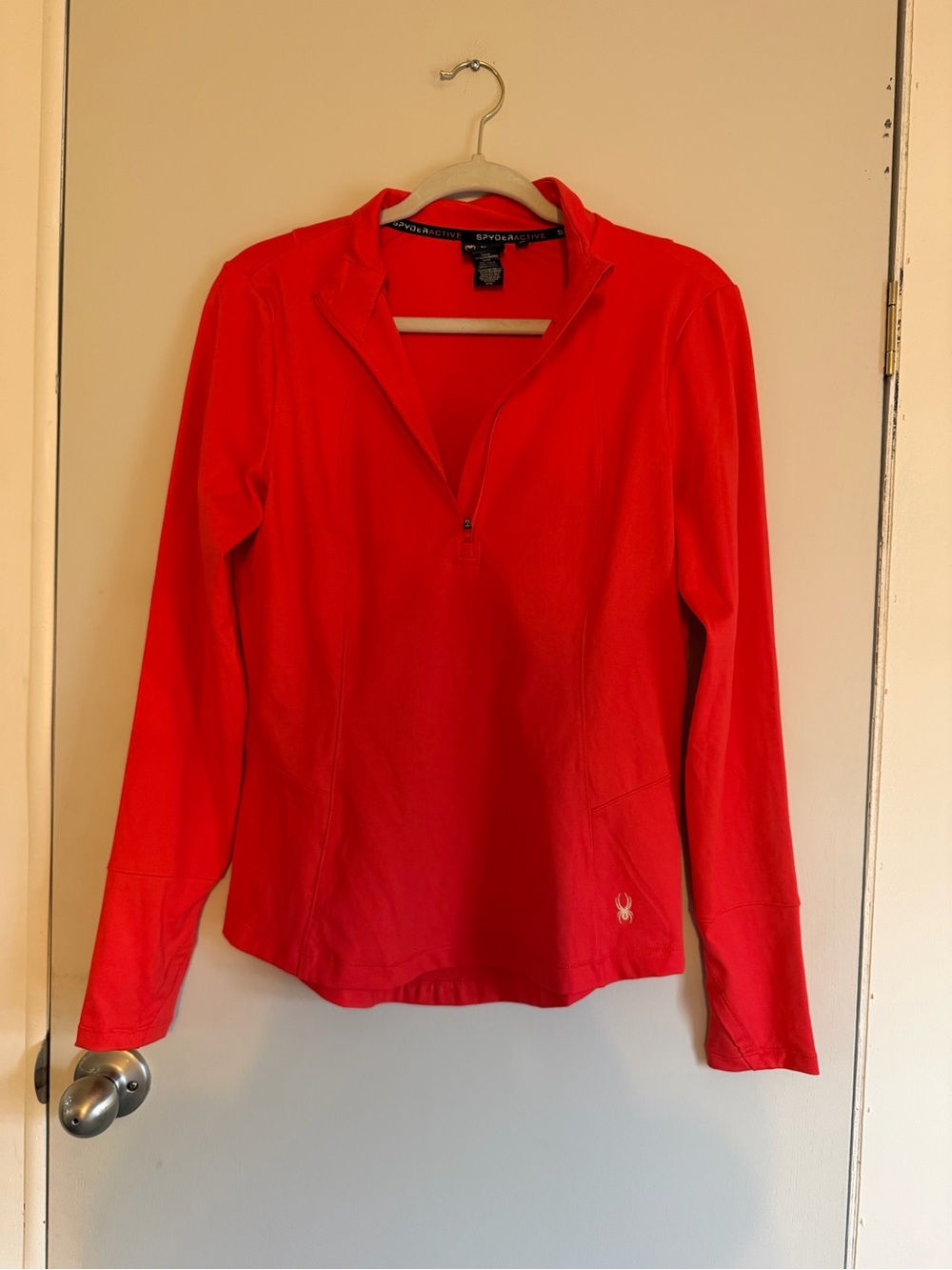 Spyder Women’s Red Half-Zip Athletic Pullover